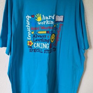 3xl Blue Better life brand t- shirt New never worn